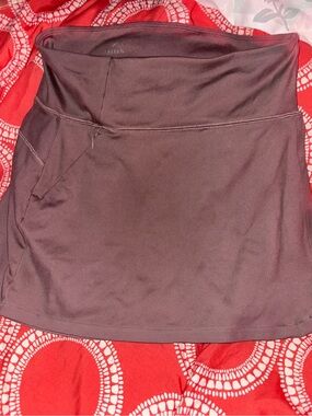 Freely A-Line Athletic Skirt in Dark Brown